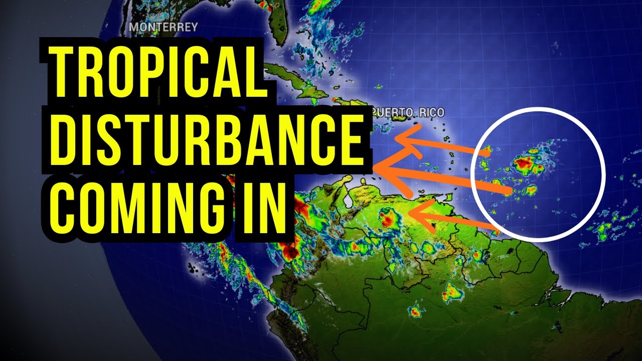 Tropical Disturbance coming to the Caribbean...