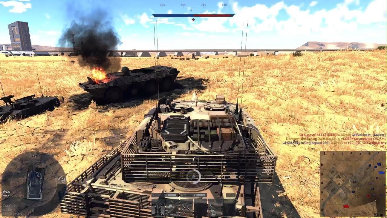 Leopard 2A4M/2A4M (SM) + F-4F ICE Nuke Gameplay