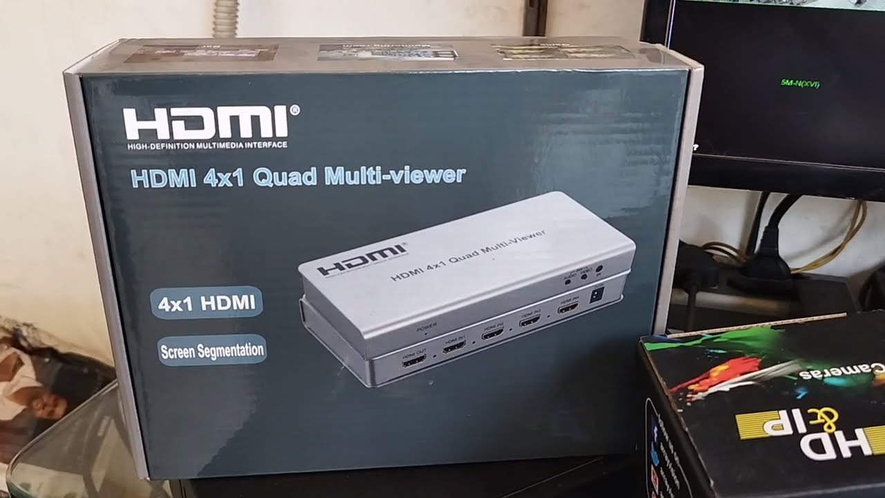 Hdmi quad multi viewer, Display of 4 Dvr or Nvr on 1 Monitor / Tv