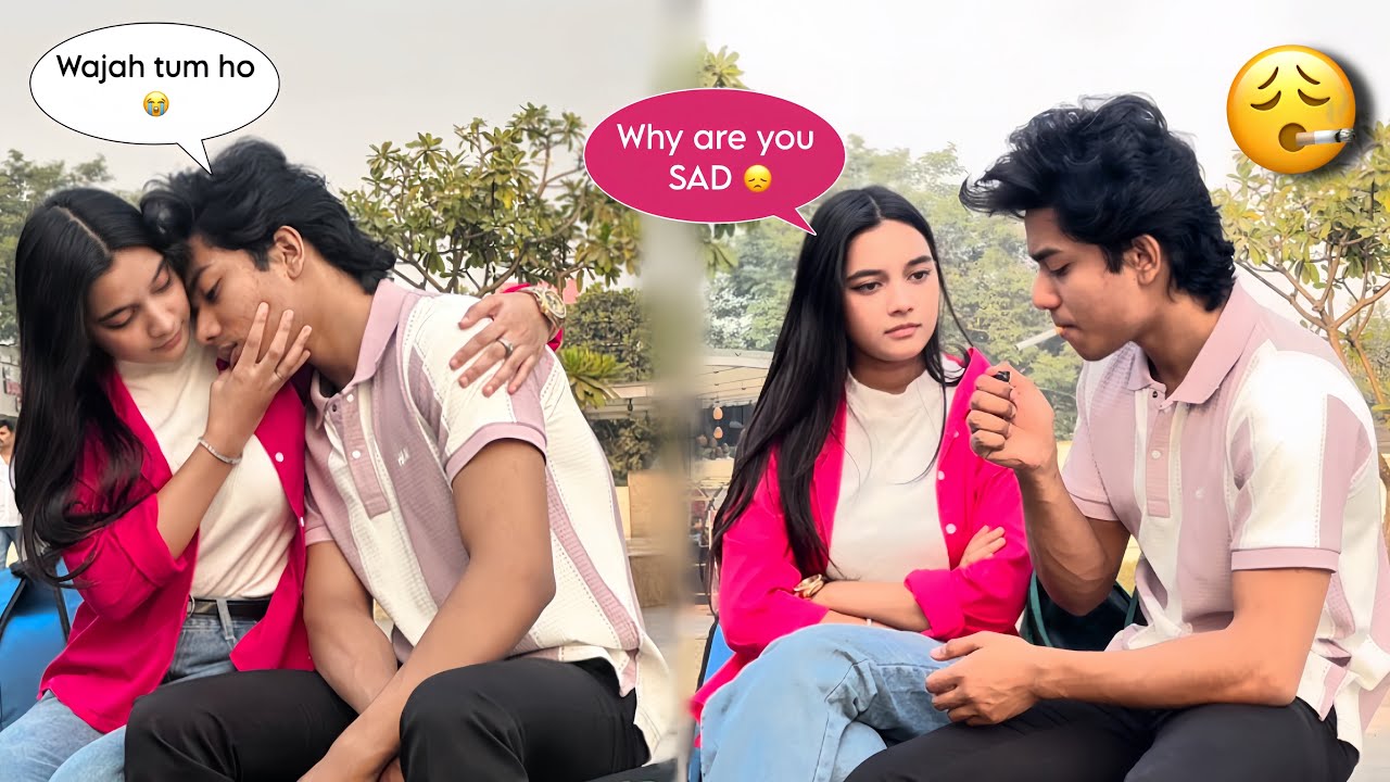 Mujhe Sabse Durr Jana Hai😭| Kashish Milne Aayi❤️‍🩹 ( Cigarette Prank )🚬