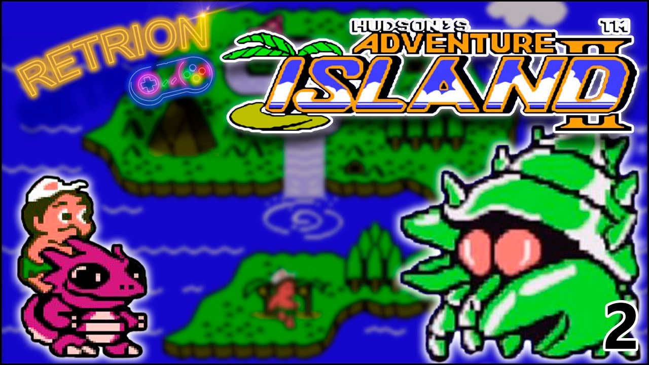 Adventure Island 2 - Classic NES (1991) Lake Island #Part 2 Retrion