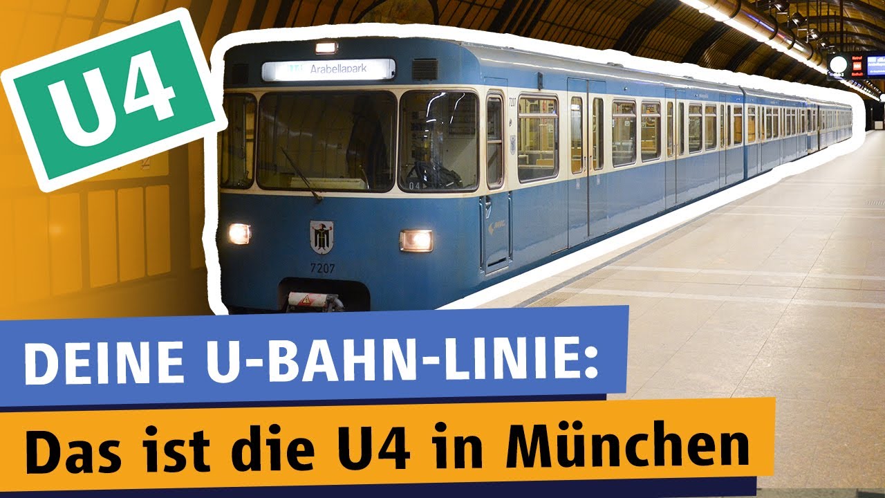 Münchner U-Bahn-Linien: Das ist die U4 - Führerstandsmitfahrt 2024