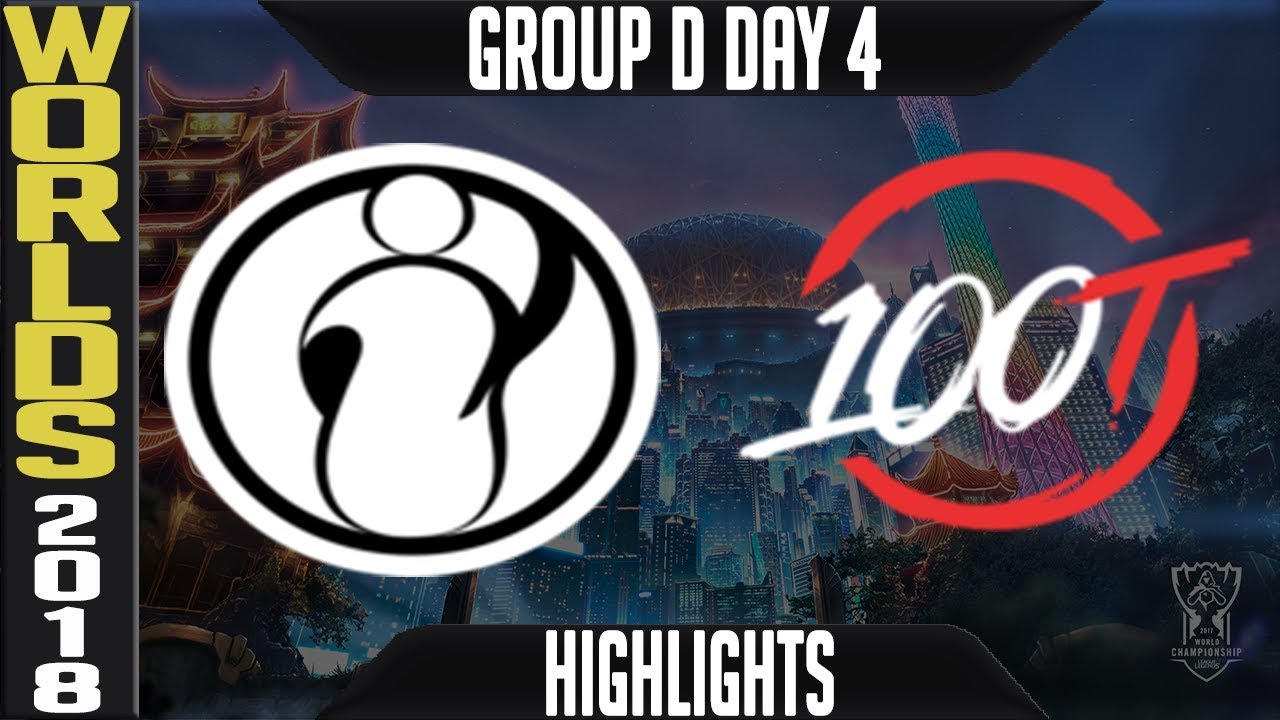 IG vs 100 Highlights | Worlds 2018 Group D Day 4 | Invictus Gaming(LPL) vs 100 Thieves(NALCS)