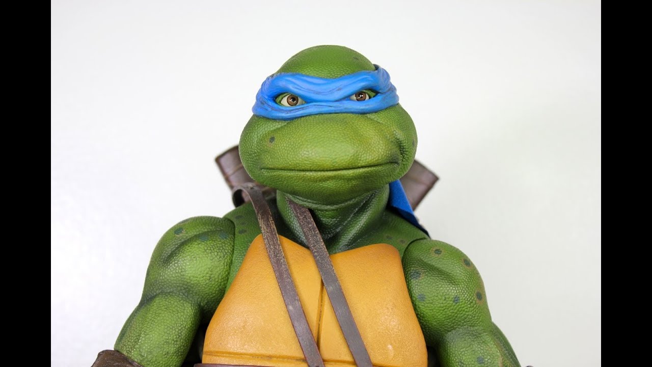 NECA 1/4 Scale LEONARDO TMNT figure review