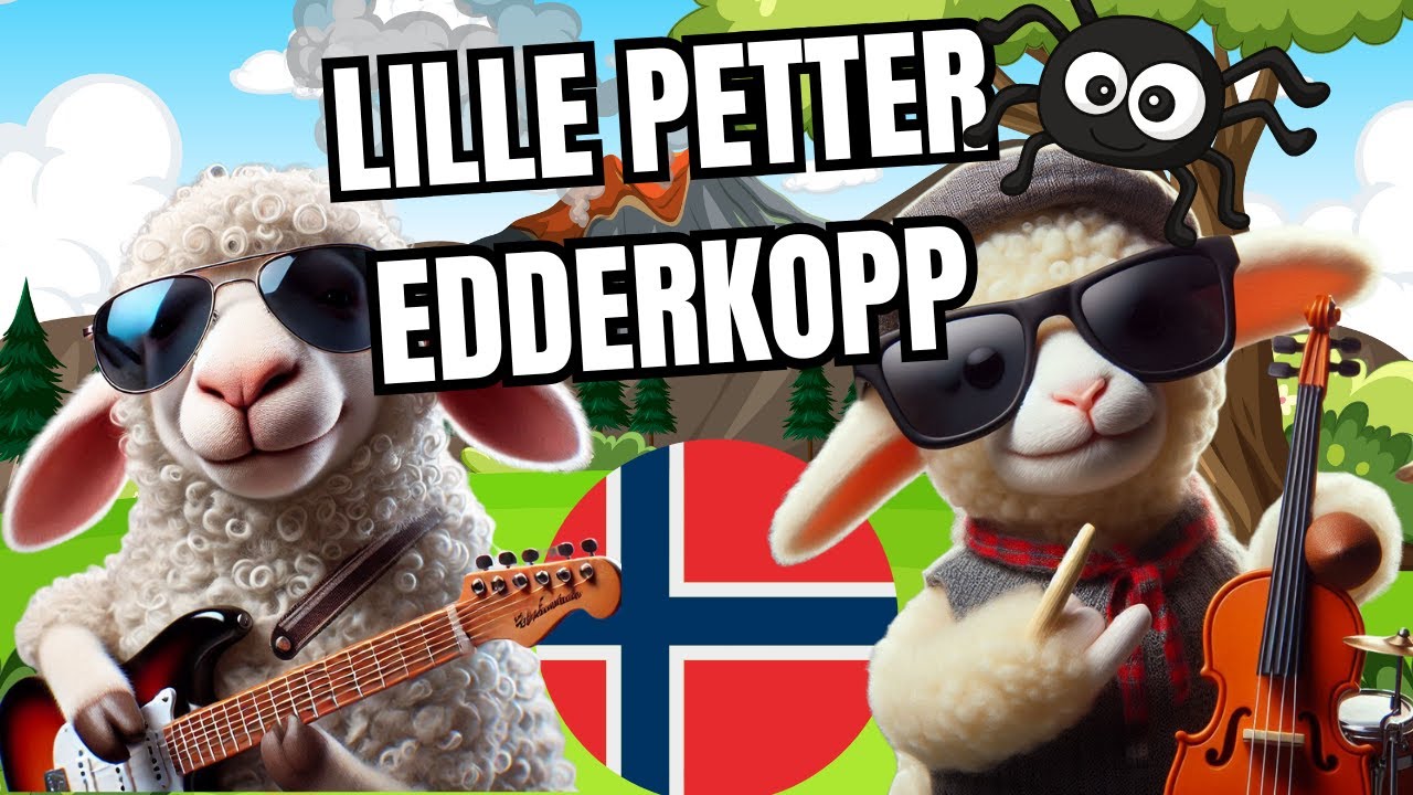Lille Petter Edderkopp | Norske Barnesanger | 2 nye vers | Jam med Lam