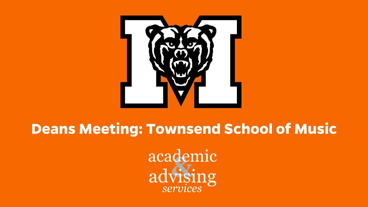 2025 Summer Orientation Townsend School of Music Deans Meeting
