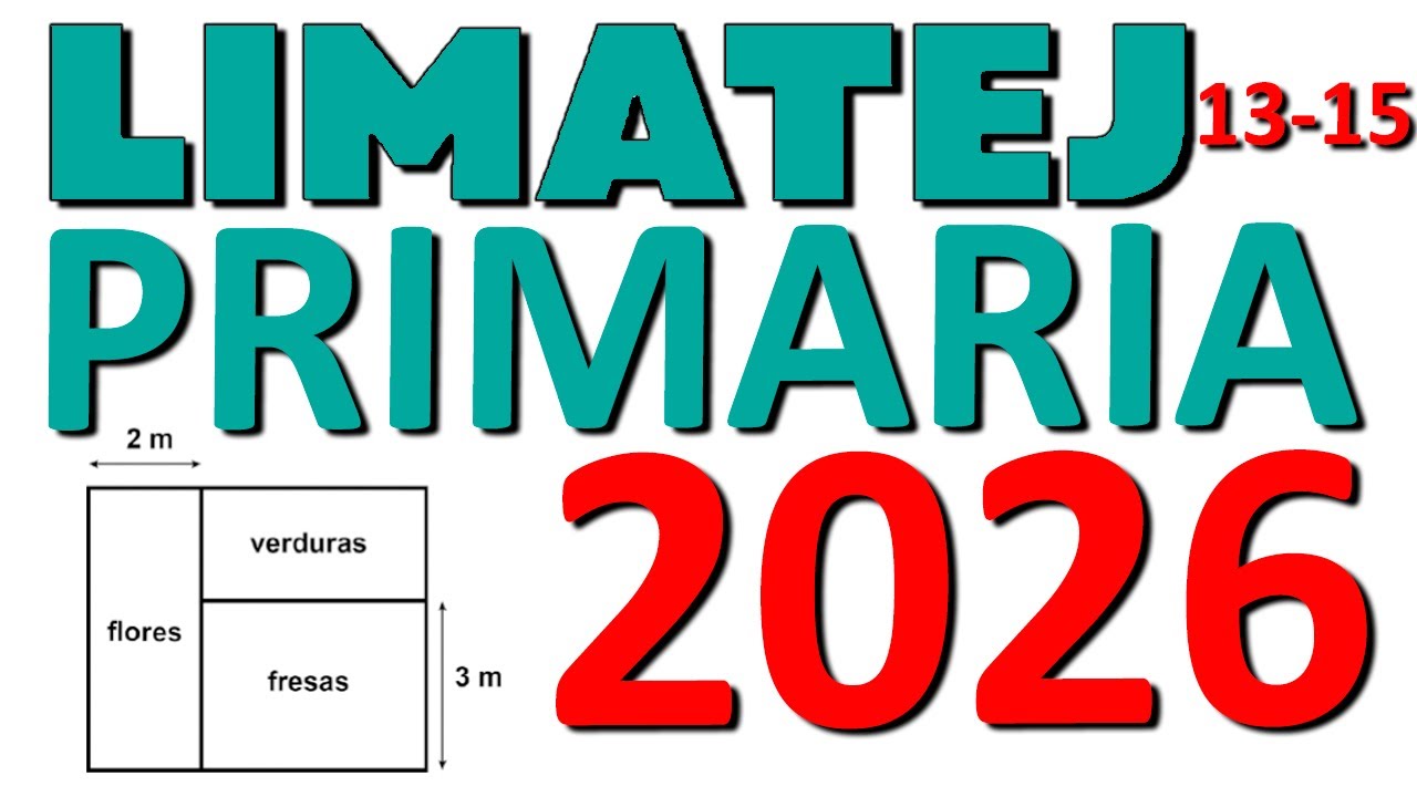 CUADERNILLO DE PREPARACION LIMATEJ PRIMARIA 2026 13 AL 15