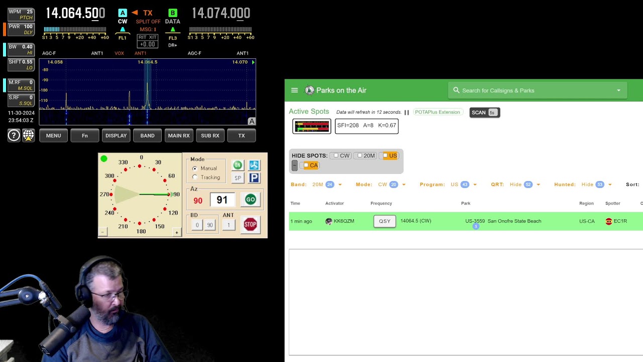 FSE on the new Sim - Ham Radio later