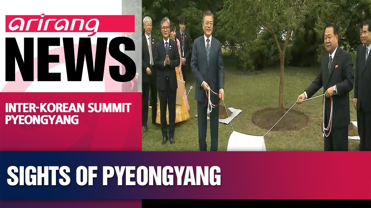 S. Korean President Moon Jae-in visits a number of venues in Pyeongyang