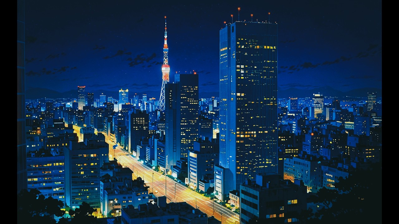 Tokyo Neon Nights 🌃 80s City Pop Lo-Fi Mix | Midnight Drive Through Retro Japan