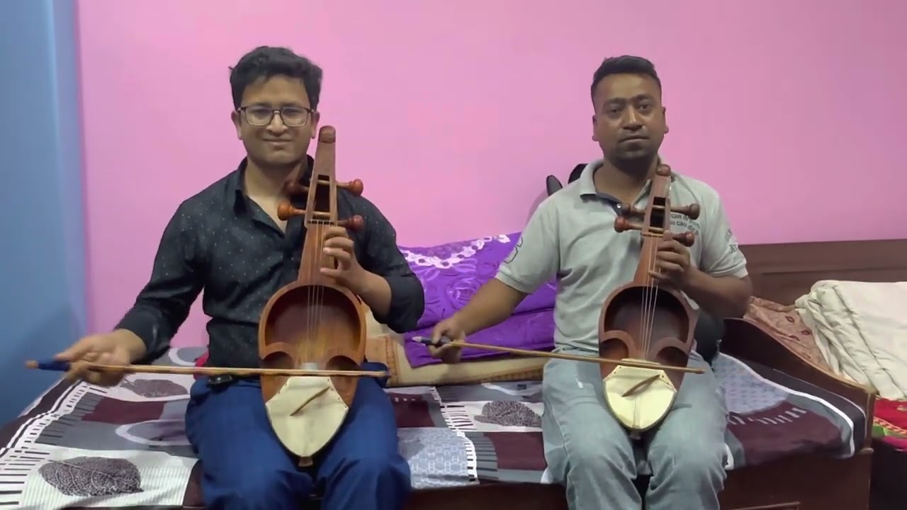 सारङ्गि मा सकम्बरि  sarangi players  kamal kumar bk and hemraj gandharba .sakambari song by prakash