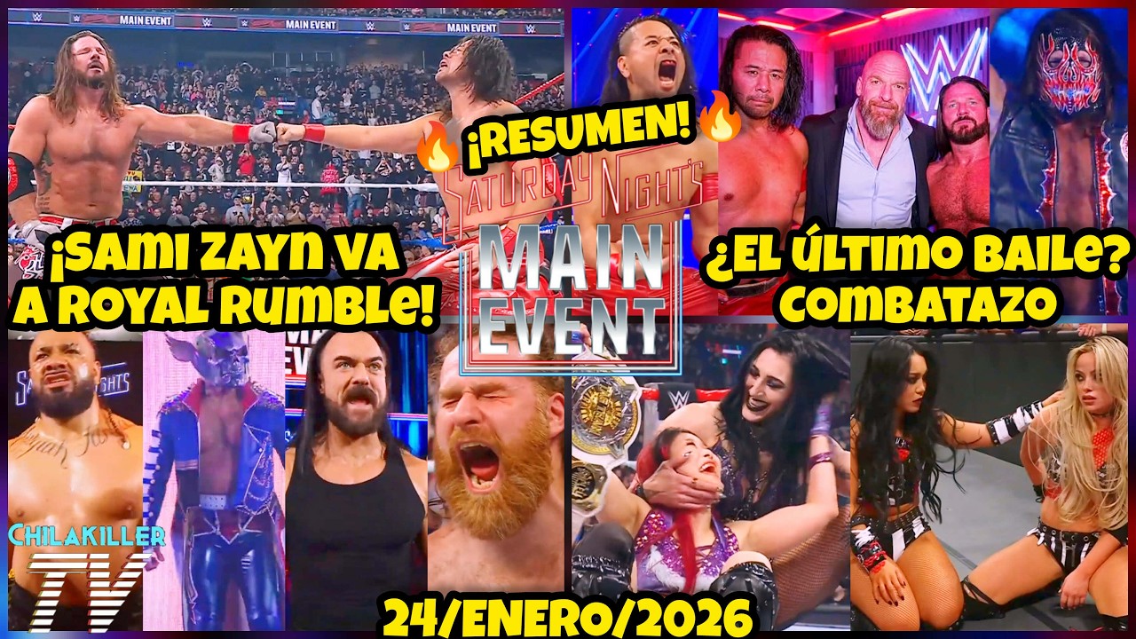 ¿EL ULTIMO BAILE? | WWE Saturday Night's Main Event | 24 Enero 2026 | RESUMEN Y RESULTADOS