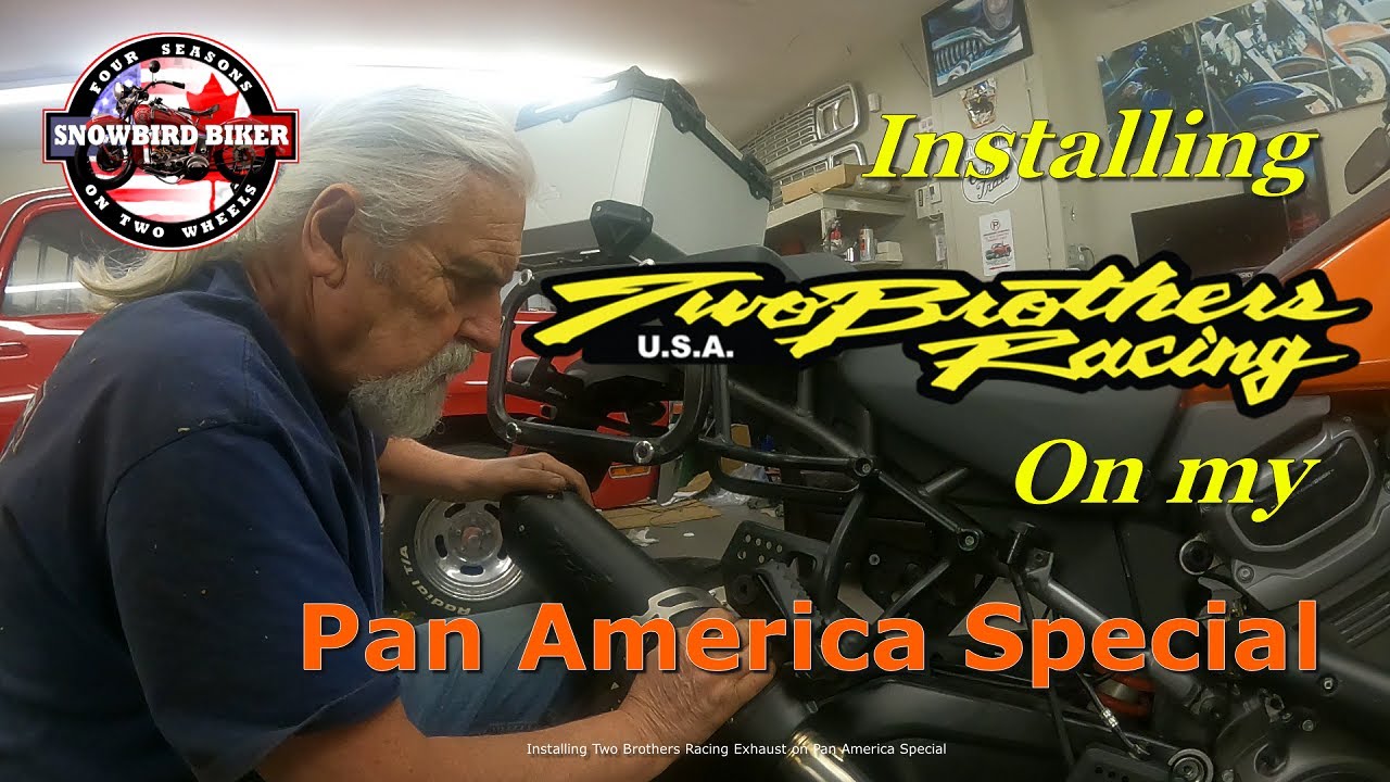 Two Brothers Racing exhaust install.