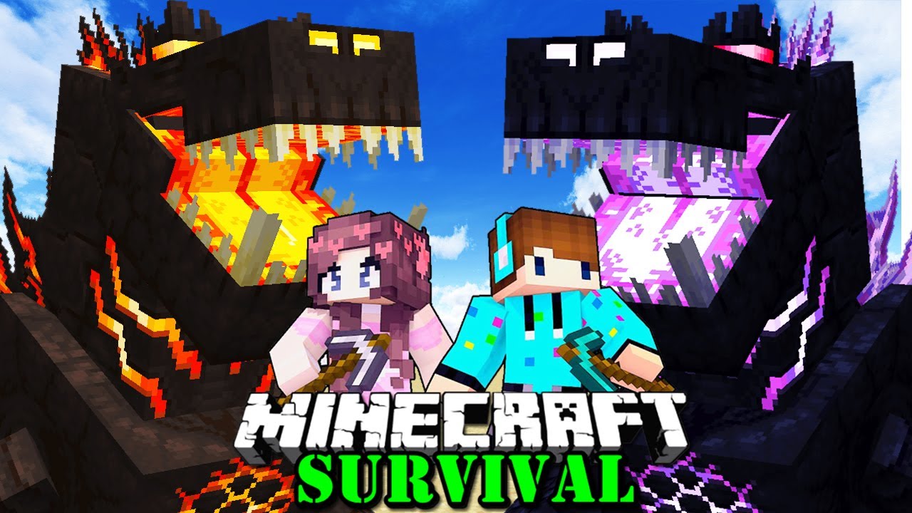TERNYATA GODZILLA KEMBAR ITU NYATA DAN SANGAT OVERPOWER !! Minecraft Survival Bucin S4 [#32]