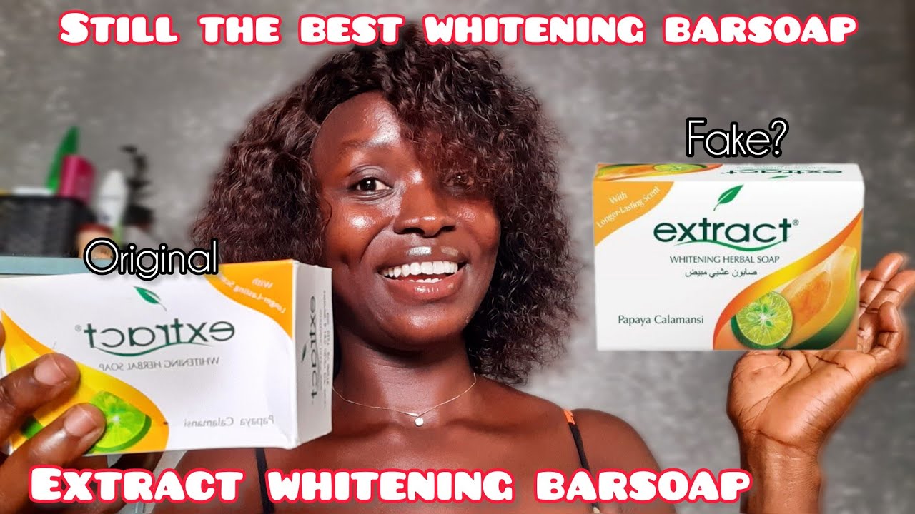 The Best skin Whitening Barsoap! Extract Soap Review...