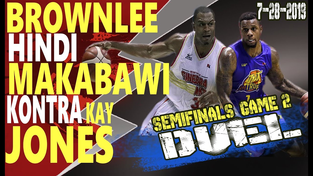 Terrence Jones vs Justin Brownlee Full Duel Highlights | Jones 15 pts 19 reb - Brownlee 25 pts