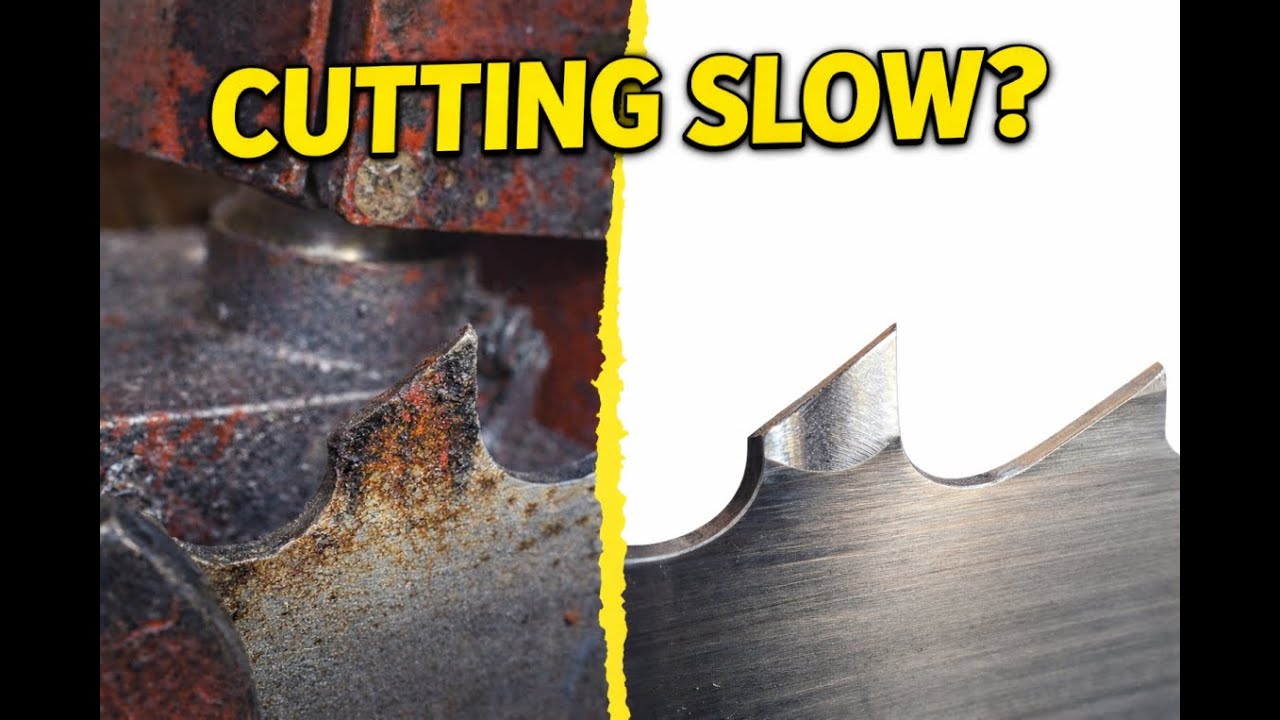 Your Sawmill is Cutting Slow Because of This (Blade Sharpening & Tooth Set)