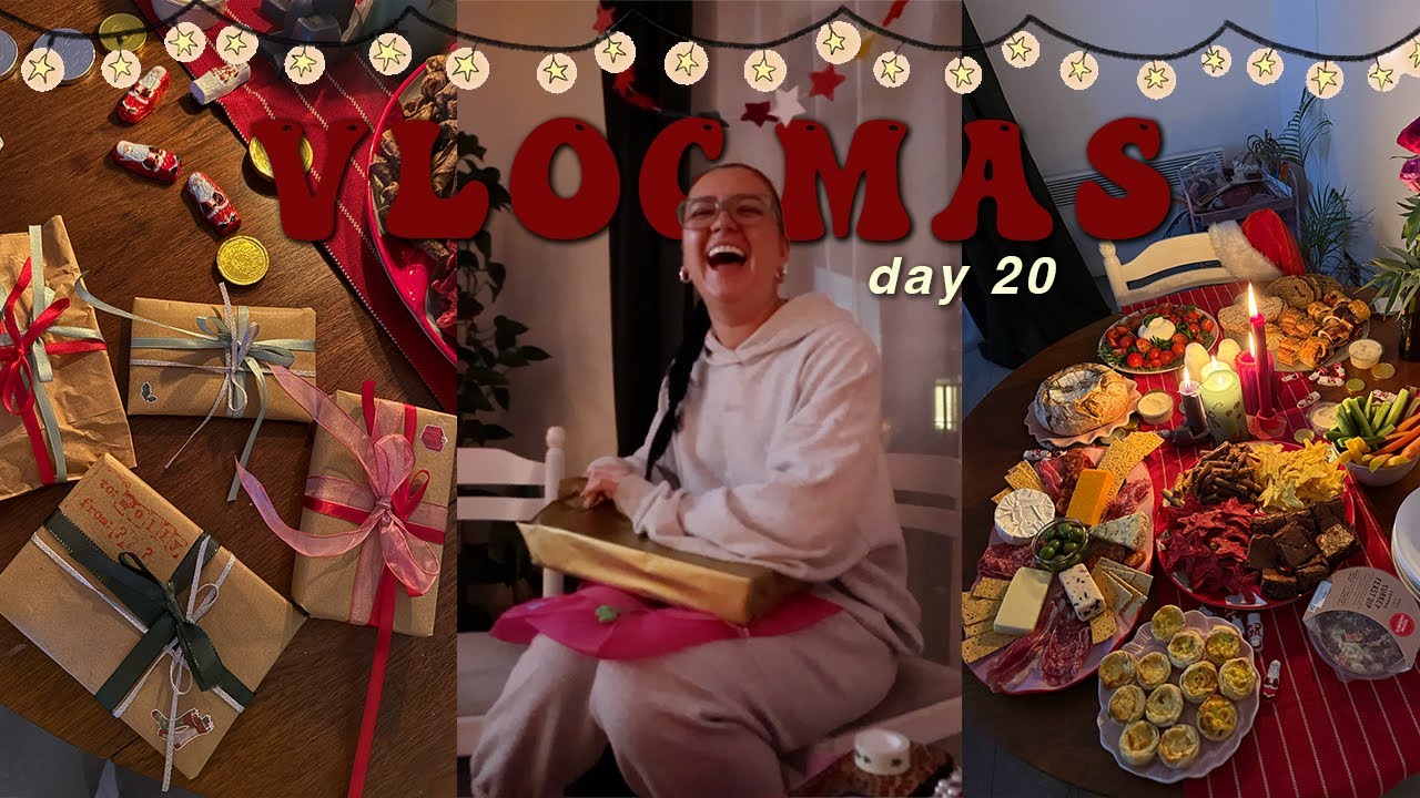 hosting our secret santa friendmas!!!🎅🏻 vlogmas day 20