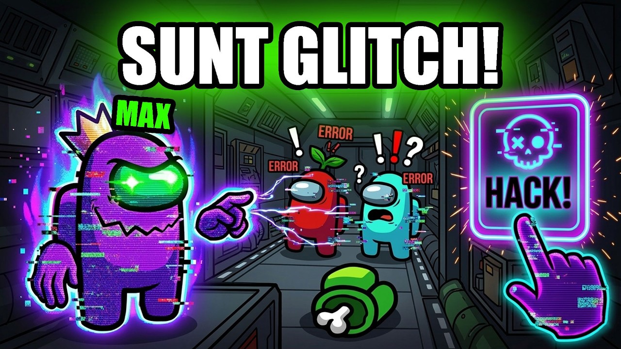 SUNT GLITCH ȘI AM PUTERI DE HACKER! 😱 (Among Us Mod)