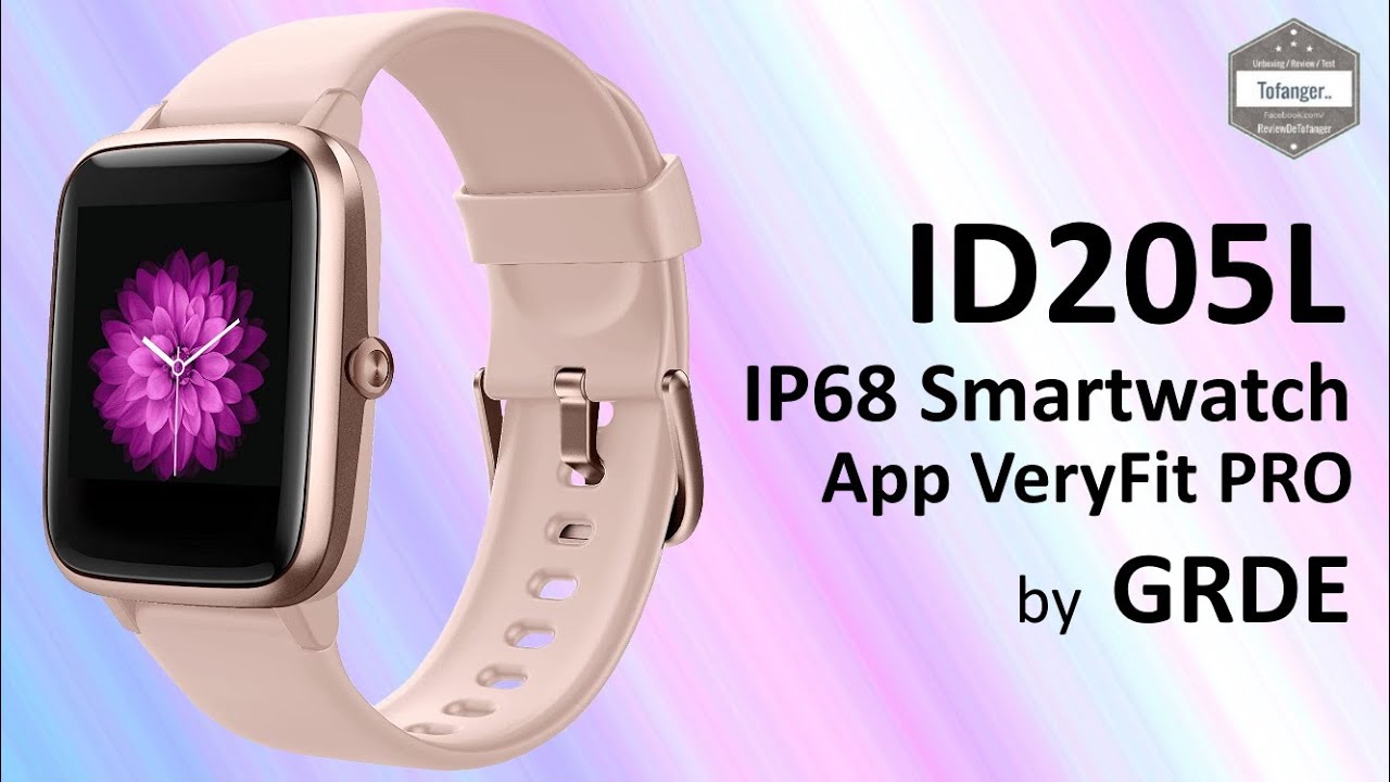 Умные часы ID205L - H205L - GRDE ID205L - Умные часы IP68 - Приложение Veryfit Pro - Распаковка