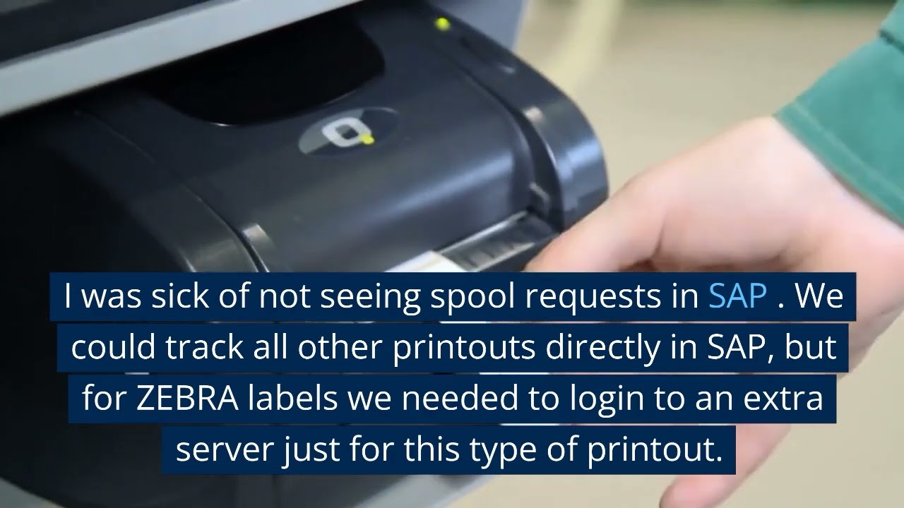 Zebra labels integration directly in SAP