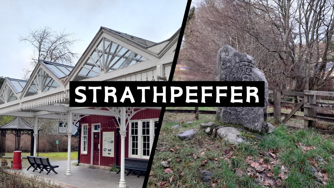 STRATHPEFFER - The Victorian Spa Town in the SCOTTISH HIGHLANDS - Scotland Walking Tour | 4K | 60FPS
