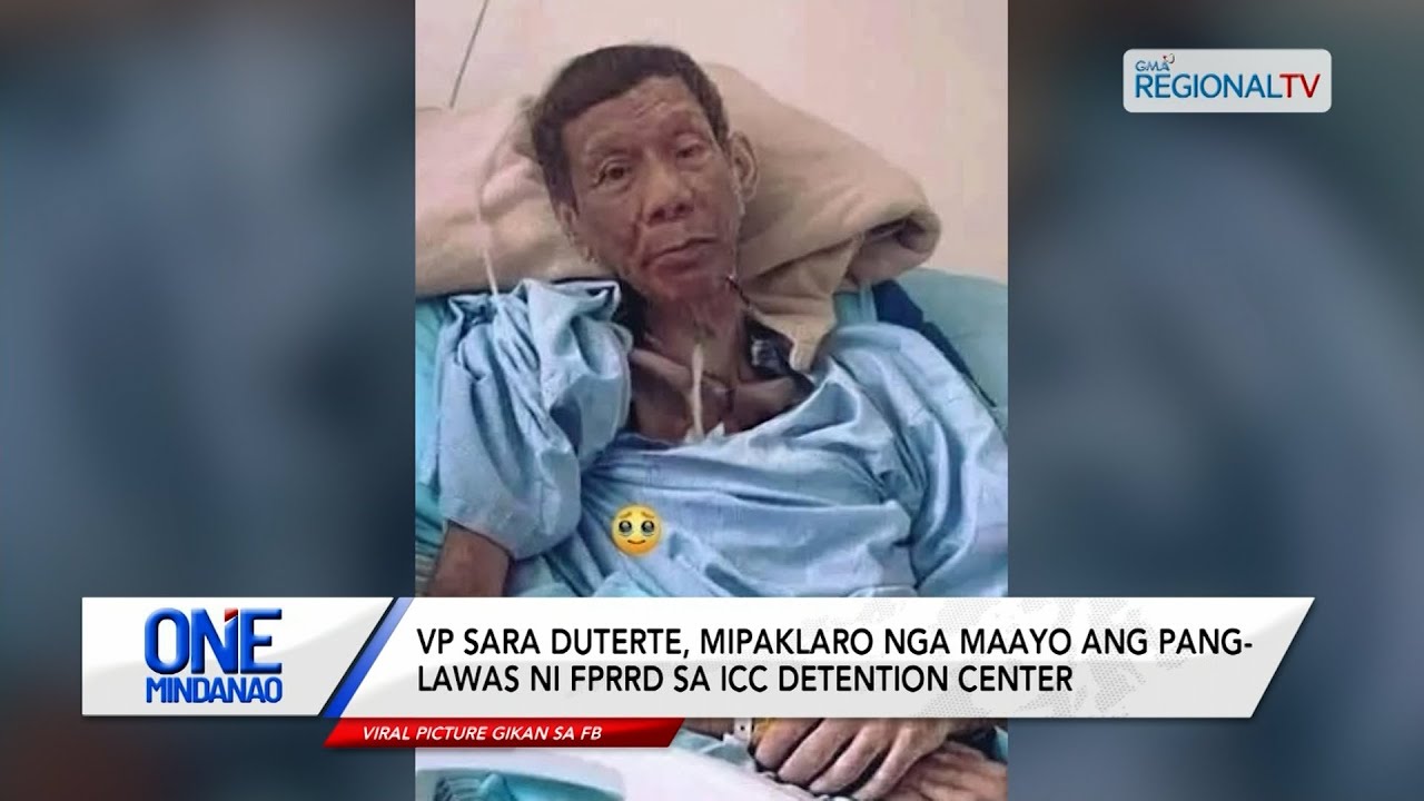 One Mindanao: VPSD, mipaklaro nga maayo ang panglawas ni FPRRD sa ICC Detention Center