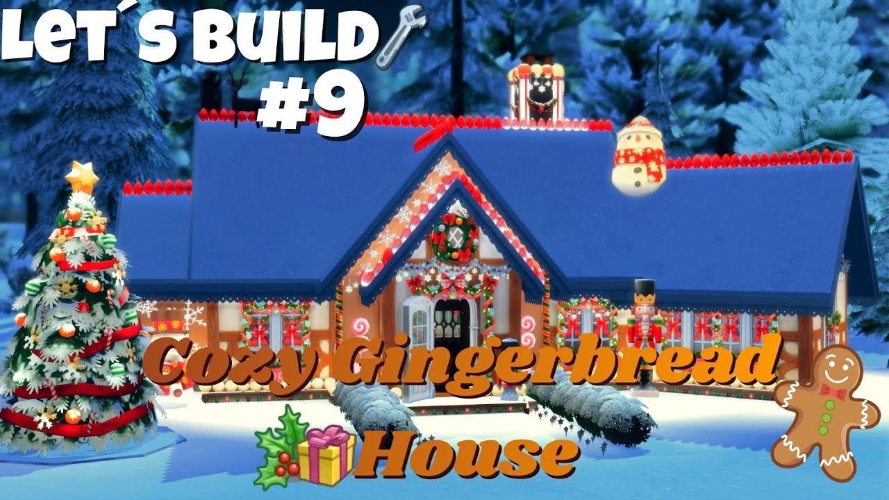 The Sims 4 I Let´s Build #9 XXL FINALE  I  Cozy Gingerbread House  I  Cozy Ambiance Only