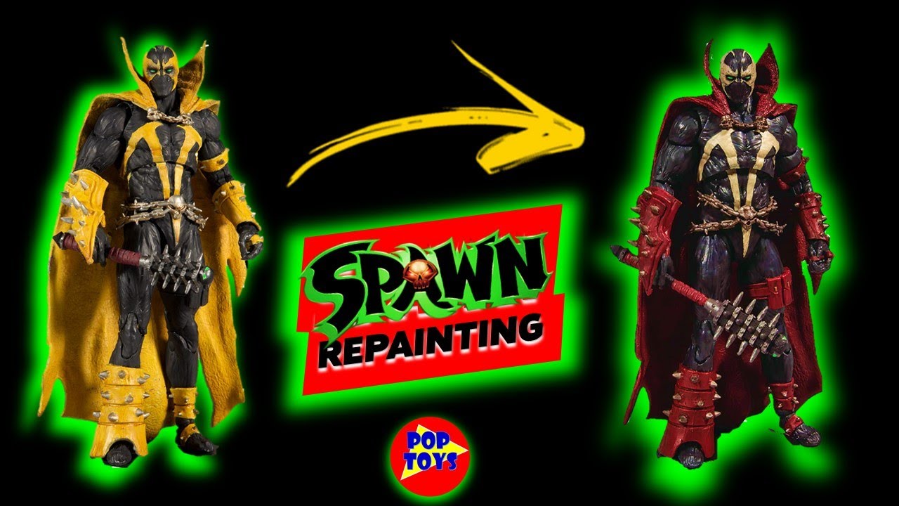 SPAWN:  REPINTURA DA VERSÃO MK11 - MCFARLANE TOYS - TOYMAKEOVER  #spawn #mcfarlanetoys @mortalkombat
