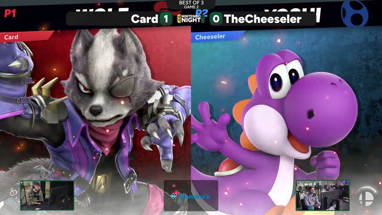 BMS @ Nintendo Night Winners Round 2 - Card (Wolf) vs TheCheeseler (Yoshi)
