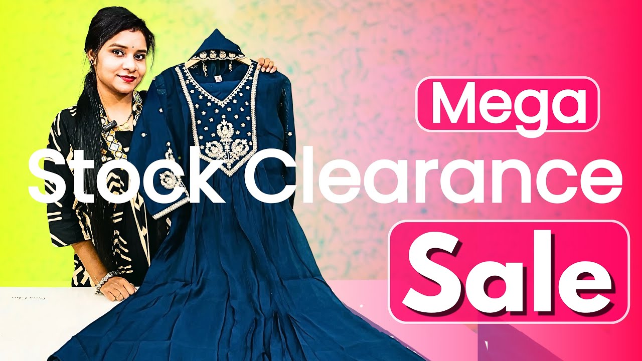 #sale Clearance | Muslin Suits, Cotton Suits Designer Anarkali, Party Wear & More!