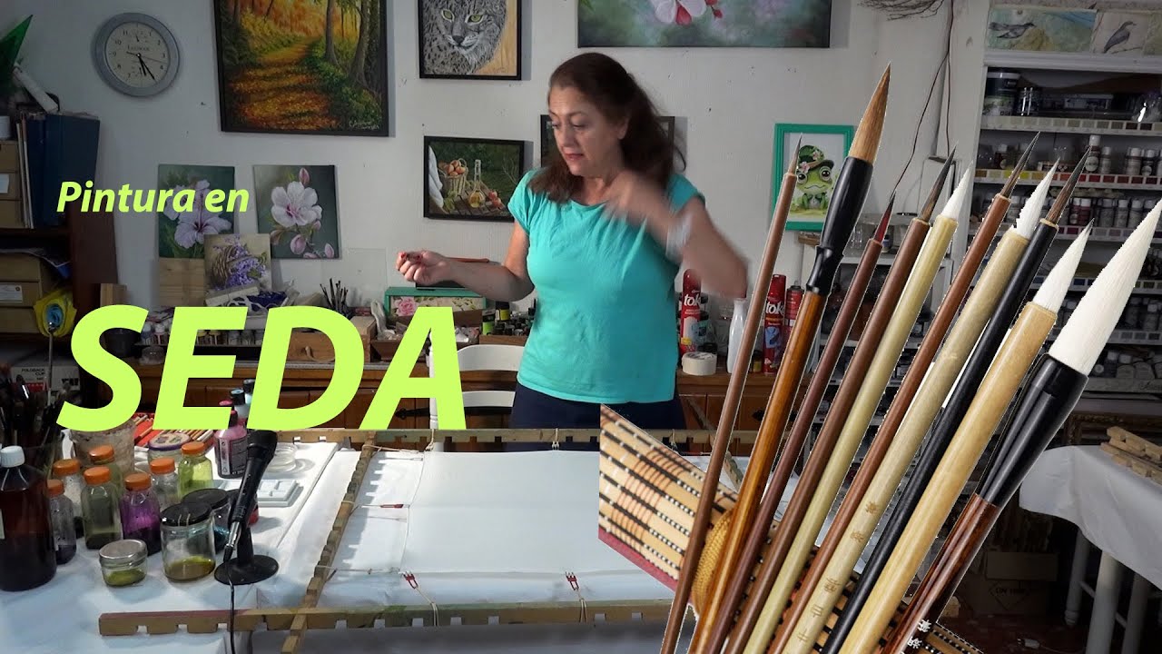 Aprende a pintar en seda. Sencilla técnica para pintura en SEDA