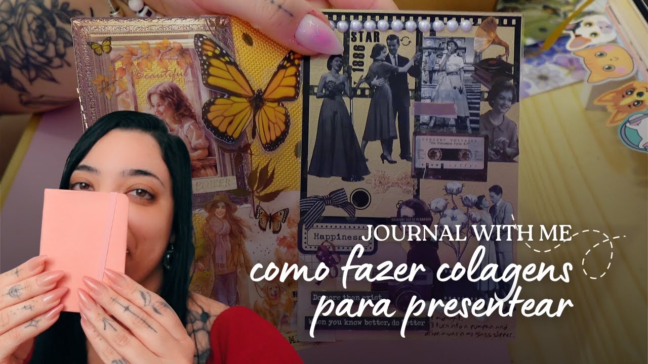 fiz presentes de natal à mão: colagens, afeto e tempo l ideias simples e criativas 🎁