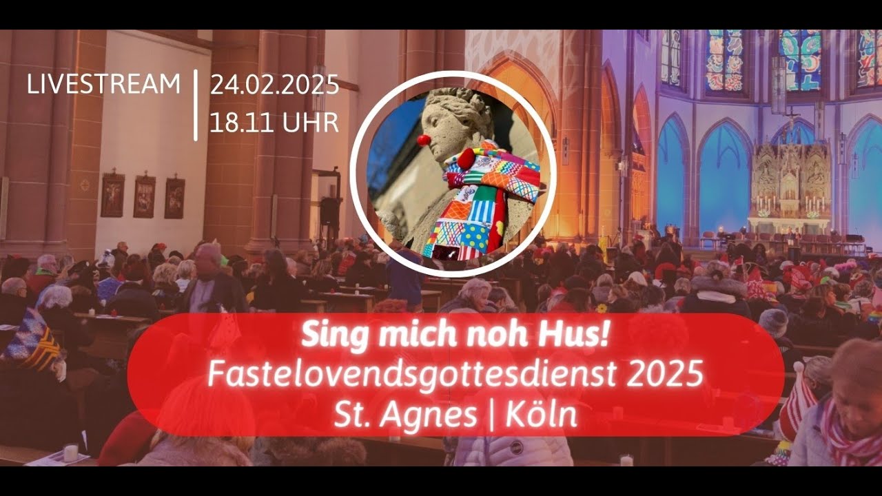 Karneval 2025: Kasalla, Eko Fresh, Brings, Bömmel Lückerath uvm | Fastelovendsgottesdienst St. Agnes