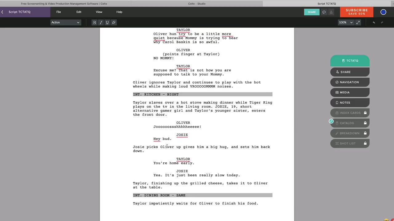 Scriptwriting Basics with Taylor (Part 2)