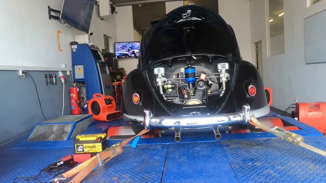 VW Käfer OKRASA TSV 1300 on the Dyno