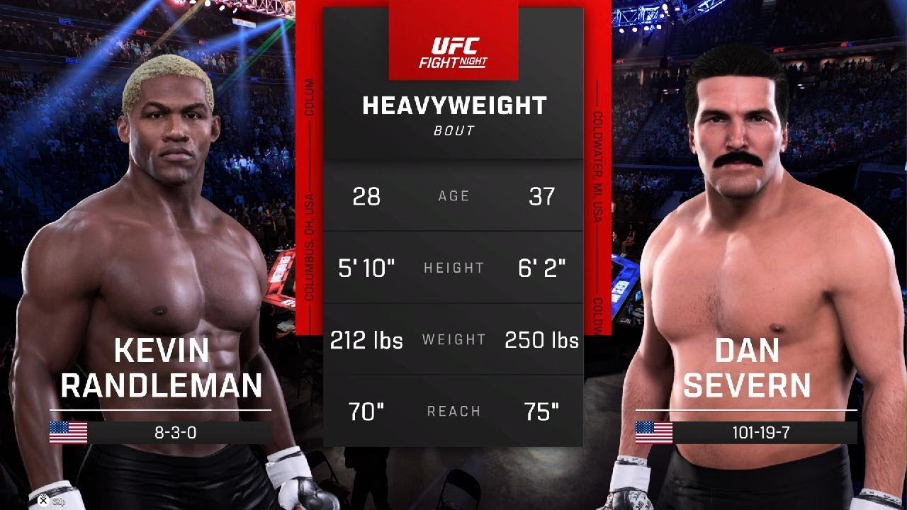 EA SPORTS UFC 5 Kevin Randlemen Vs Dan Severn CPU VS CPU
