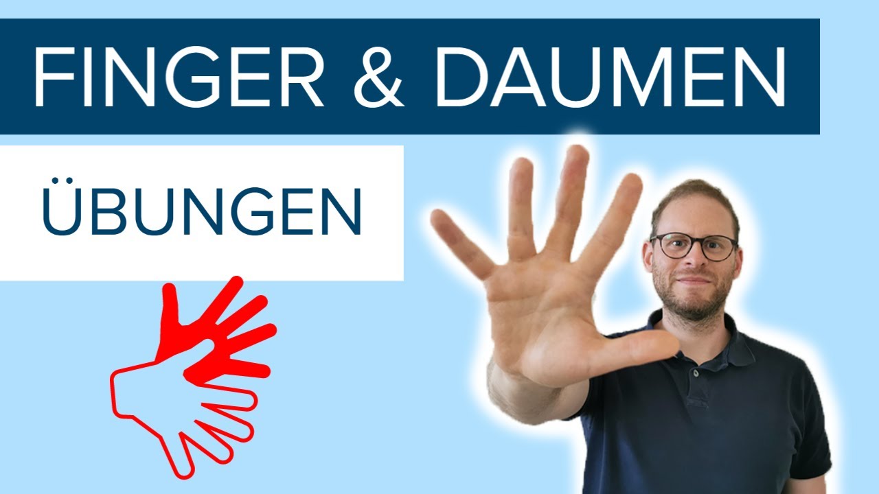 Einfache Übungen für Daumen und Finger 🖐️ - schnelle Hilfe für Zuhause