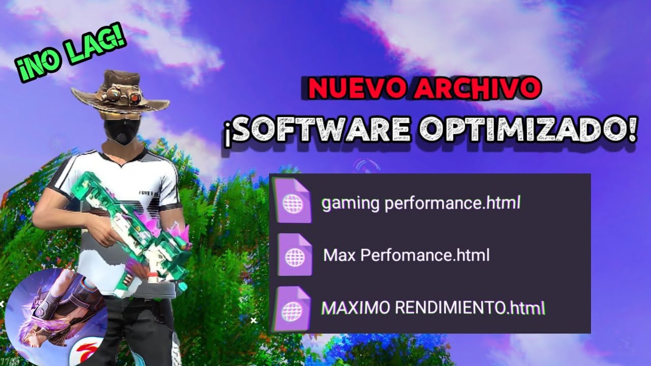 ¡INCREÍBLE! NUEVO ARCHIVO SOFTWARE más RÁPIDO para QUITAR mini LAG en FREE FIRE 🔥
