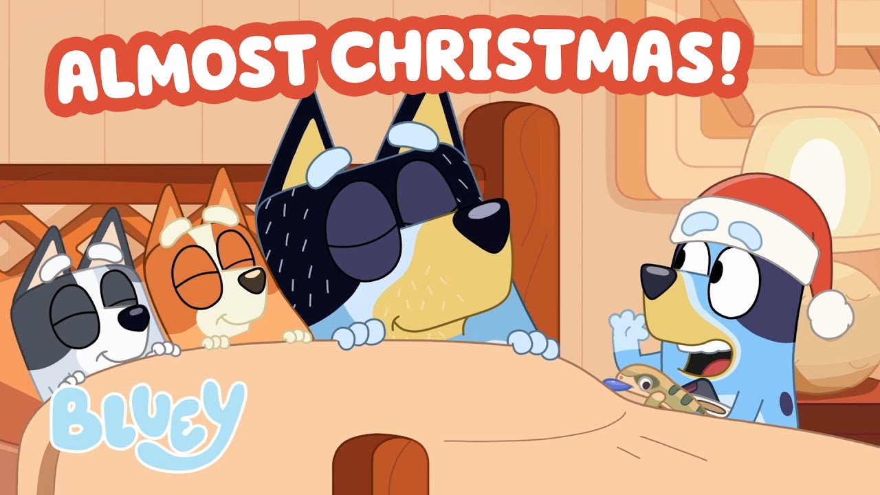 🔴LIVE: It's Almost Christmas with Bluey! 🤩 💙 🎁 | Countdown to Christmas with Bluey Moments | Bluey