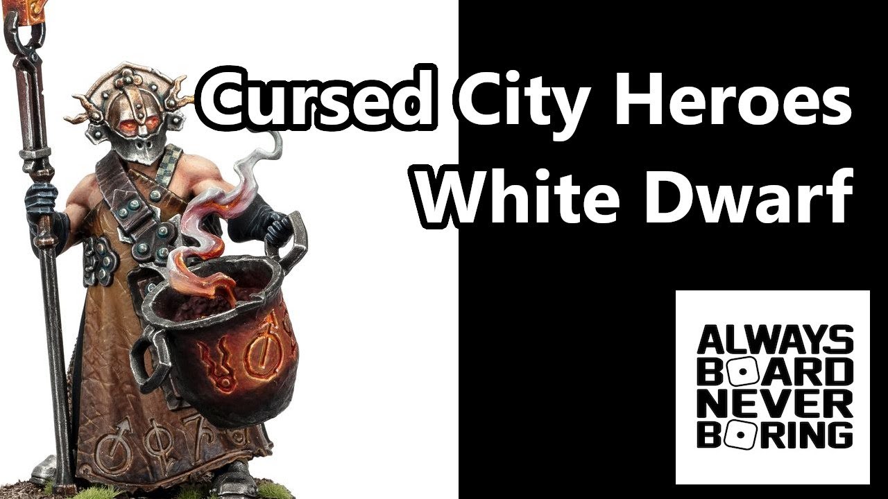 New Warhammer Quest Cursed City Heroes from White Dwarf 496 | All Characters + Empowerment Reviewed