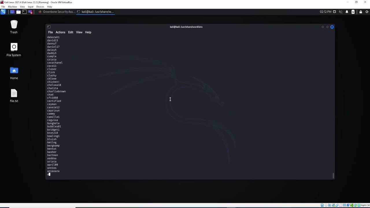 Finding wordlists in Kali Linux