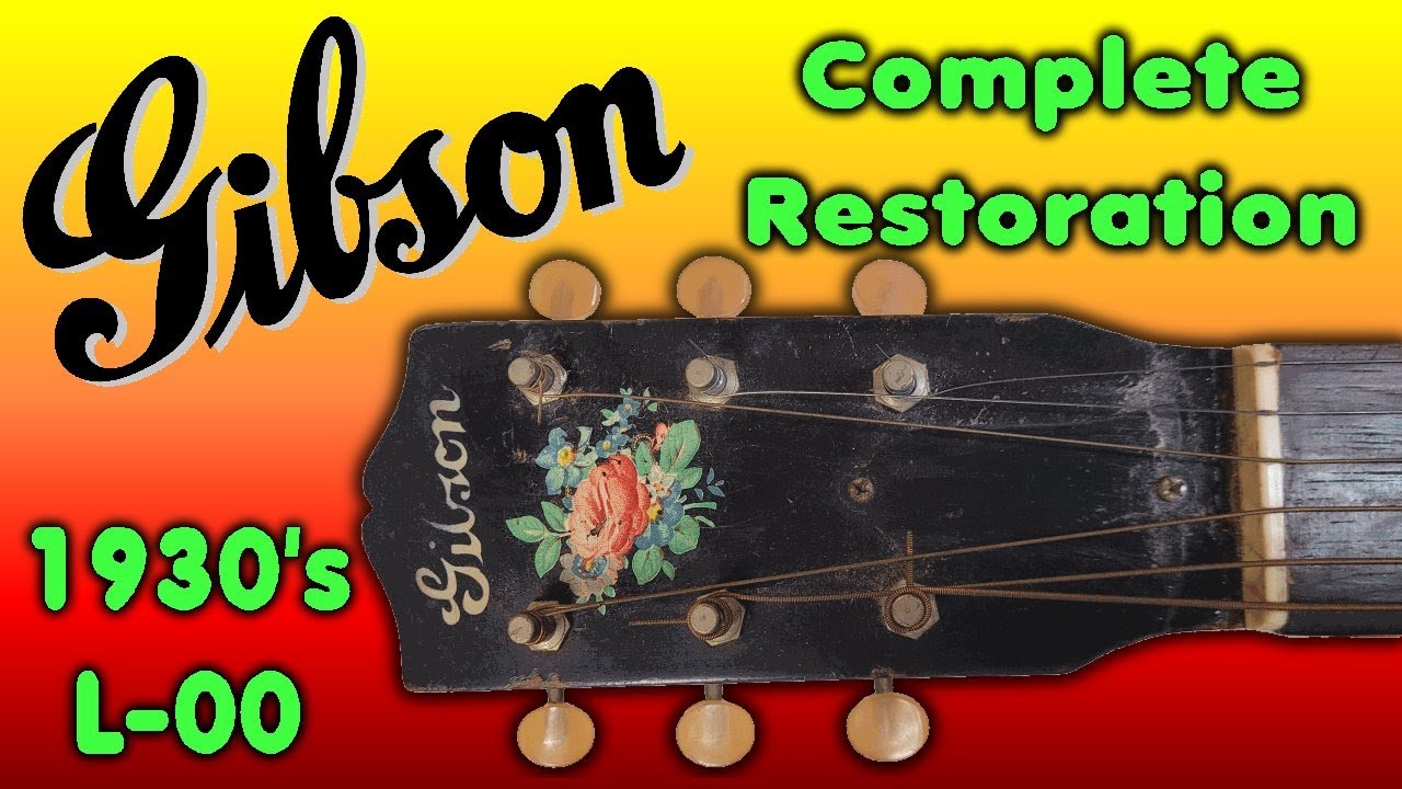 Vintage Acoustic Guitar Restoration | Gibson L-00 Full Restoration