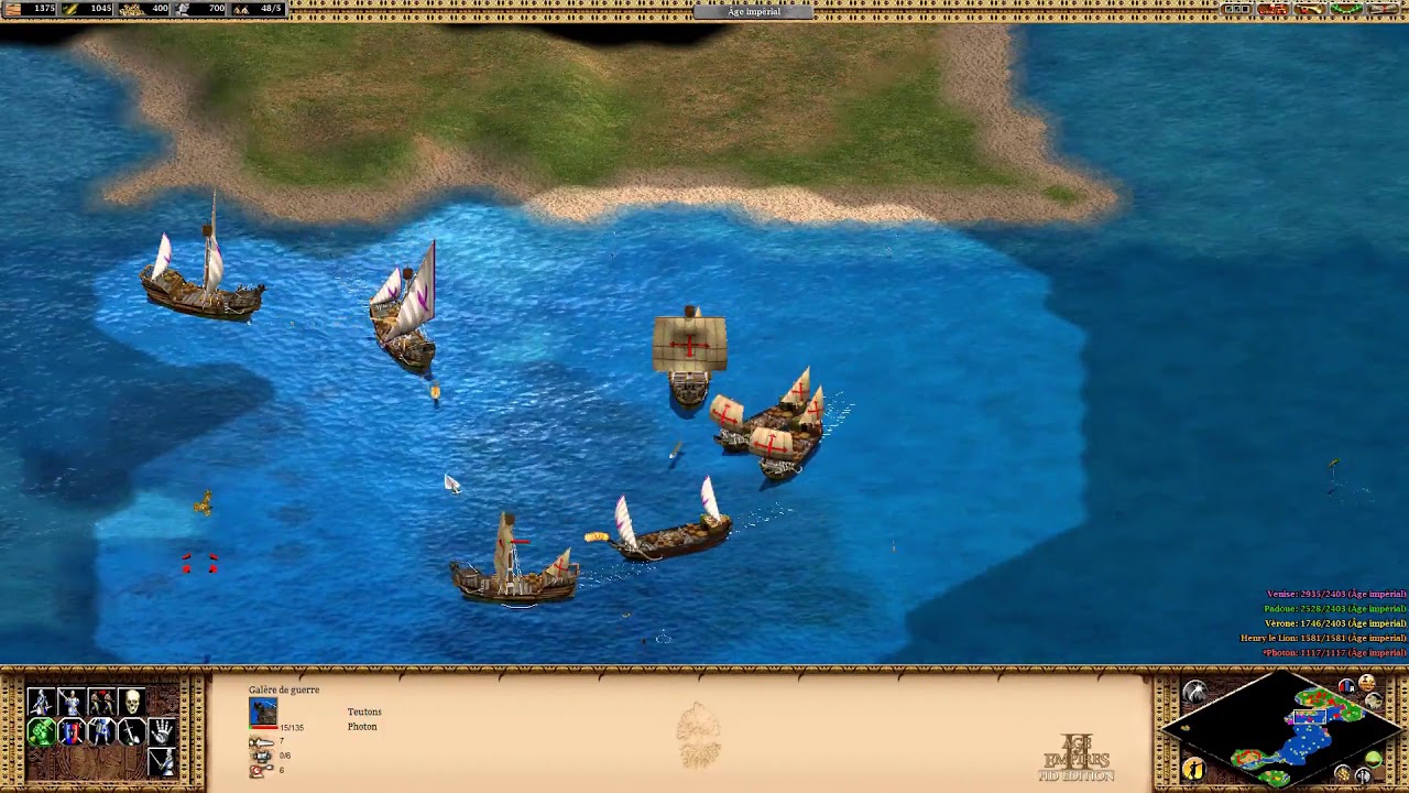 Age of Empire II HD - Barberousse Mission 4 Hard (Fr)