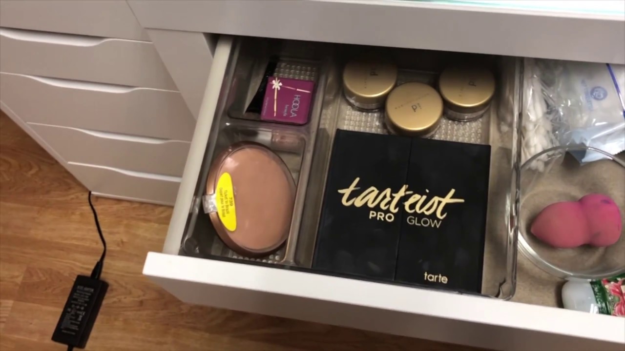 Organization and Storage for Ikea Malm Dressing Table and Alex Drawers