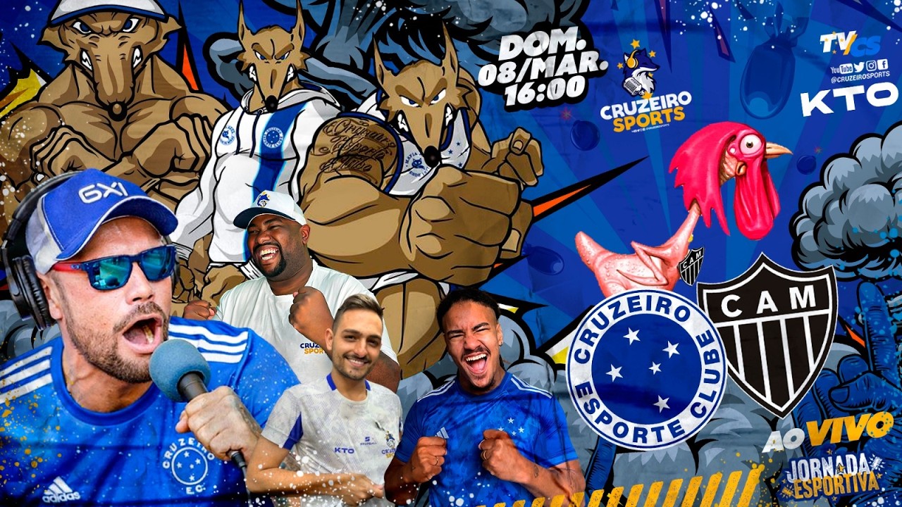 🔴 CRUZEIRO X ATLÉTICO-MG | FINAL CAMPEONATO MINEIRO | JORNADA ESPORTIVA KTO CRUZEIRO SPORTS