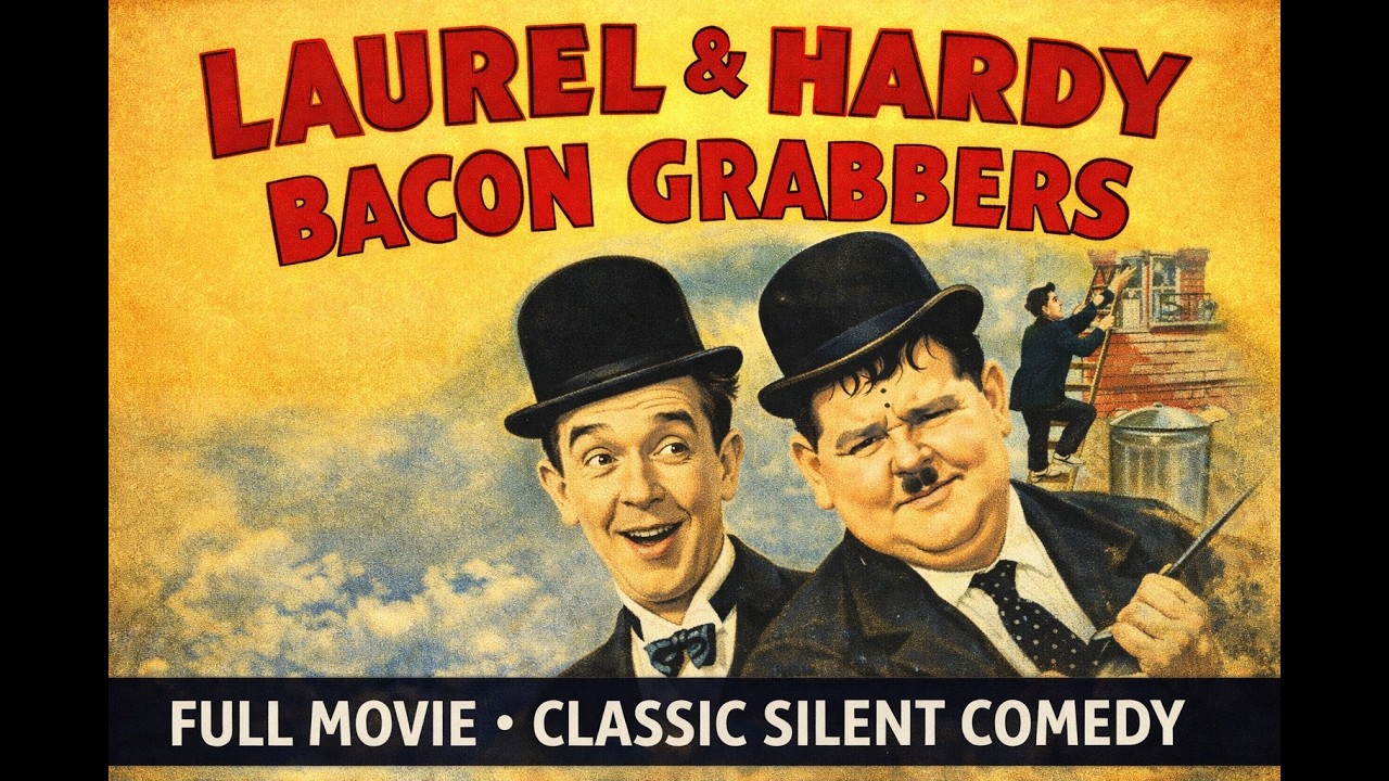 Laurel & Hardy – Bacon Grabbers (1929) | FULL MOVIE | Classic Silent Comedy