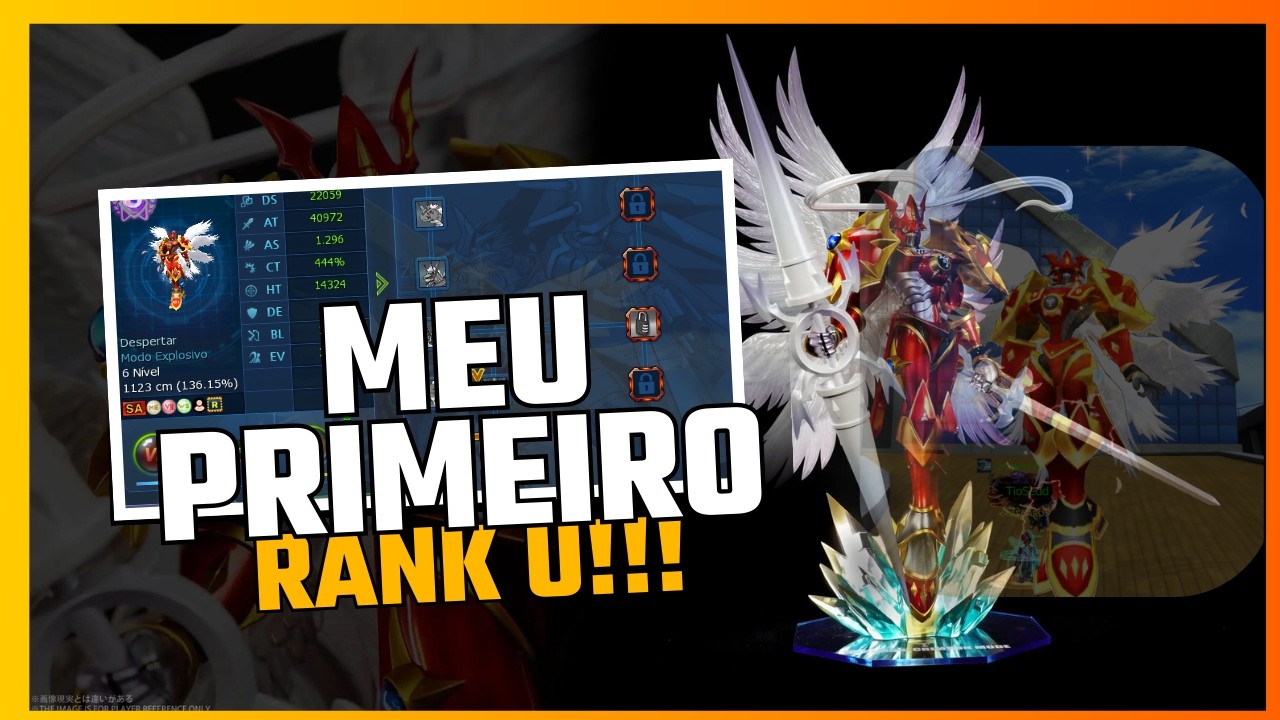 LADMO| FINALMENTE CONSEGUIMOS PRIMEIRO RANK U: !!! | DIGIMON MASTERS ONLINE
