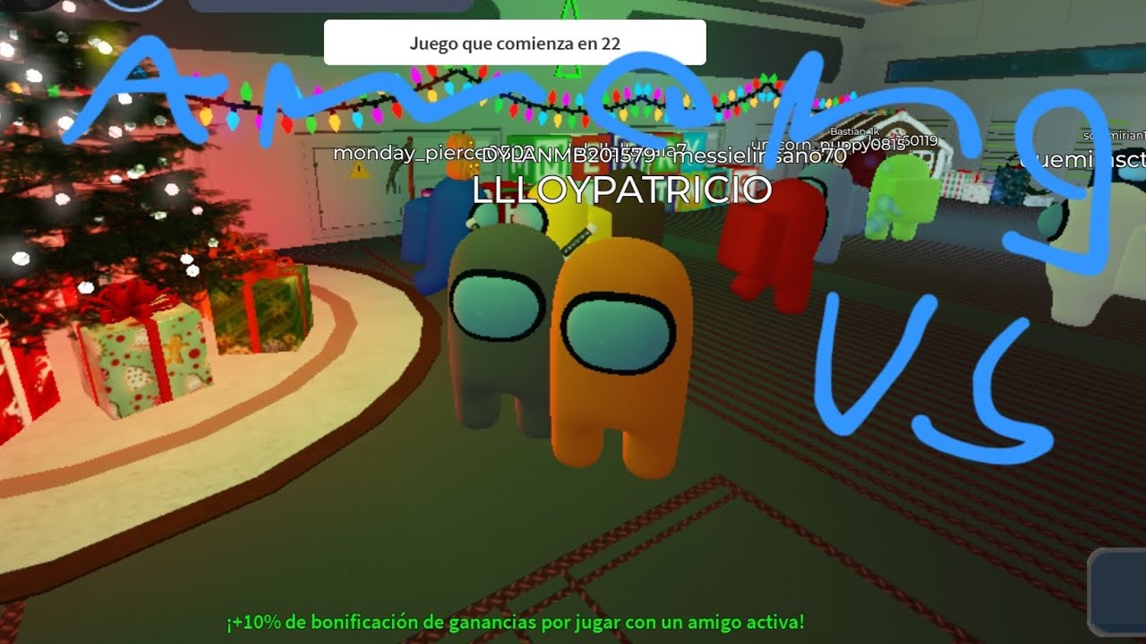 Jugando among us con amigos y perdón por no subir videos 