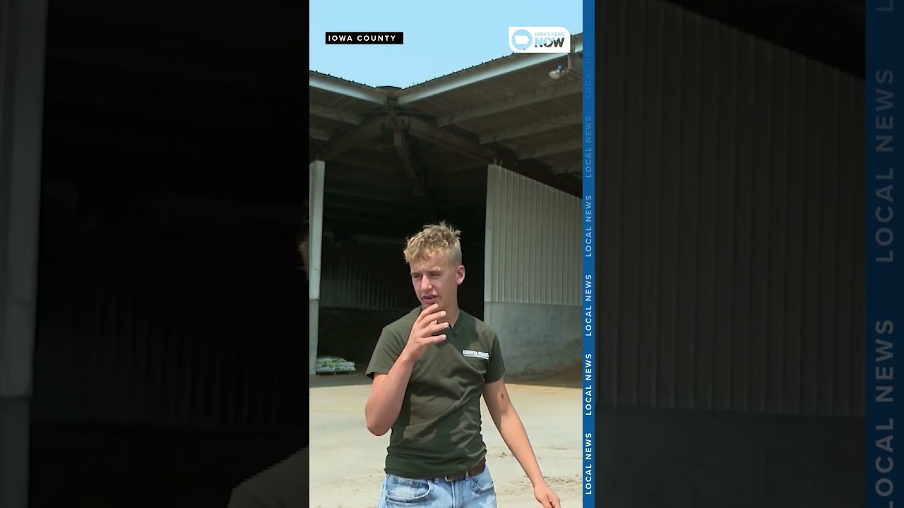 Iowa teen raises awareness about decline in family farms through 4-H project